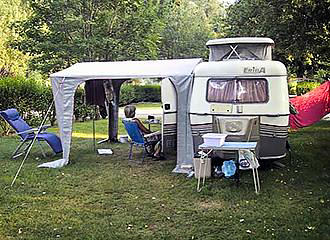 Camping le Moulin de Serre caravan pitches