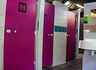 Camping Moulin de Chaules bathroom