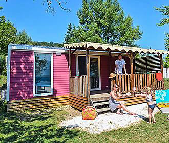 Camping Les Bois du Chatelas mobile homes