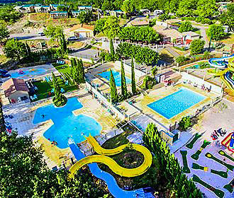 Camping le Merle Roux swimming complex