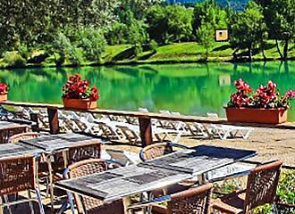 Le Lac Bleu Campsite restaurant