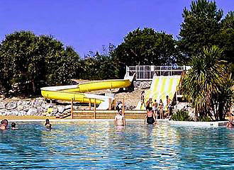 Camping de la Plage water slides