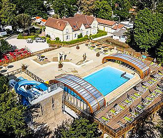 Camping le Soleil des Landes swimming complex