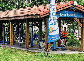 Camping le Soleil des Landes gym