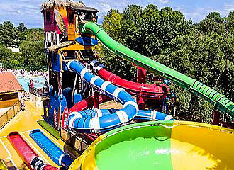 Camping La Mer water slides