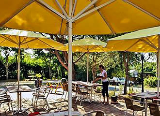 Les Valades Campsite restaurant