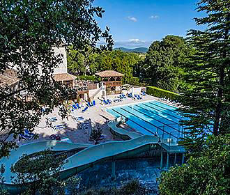 Castel Camping Chateau de Boisson water slide