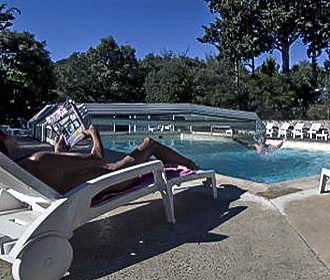 Le Mas de Lignieres campsite swimming pool