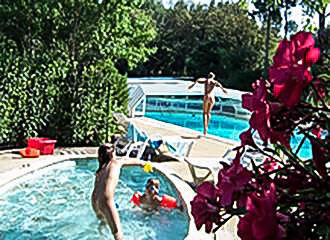 Le Mas de Lignieres campsite childrens pool