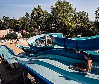 Camping Alpes Dauphine water slides