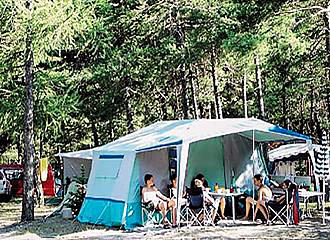 Camping Rioclar pitches