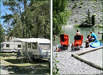 Camping River pitches