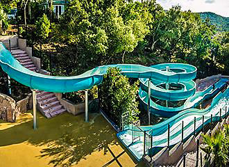 Esterel Caravaning Campsite water slides
