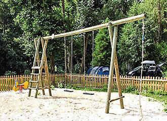 Ile de Boulancourt Campsite playground