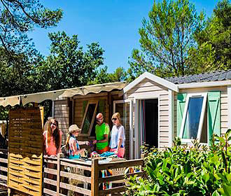 Parc des Roches Campsite mobile home