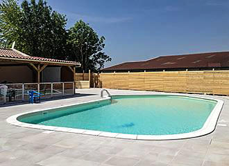 Camping la Croix Badeau swimming pool