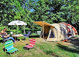 La Forge de Sainte Marie Campsite tent pitch