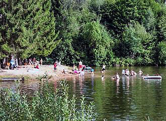 Camping du Muhlenbach swimming lake