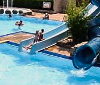 Camping les Breuils water slides