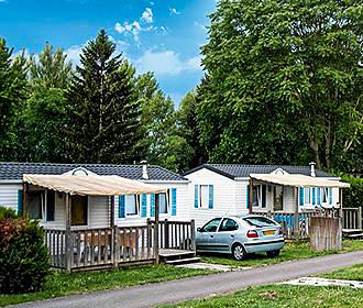 Camping l'Ille du Rhin mobile homes