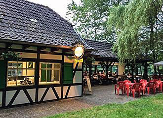 Le Camping du Fleckenstein outside restaurant