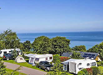 Camping l'Anse du Brick caravan pitches