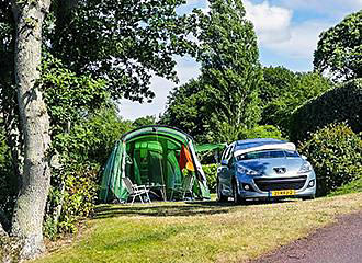 Camping l'Anse du Brick tent pitch