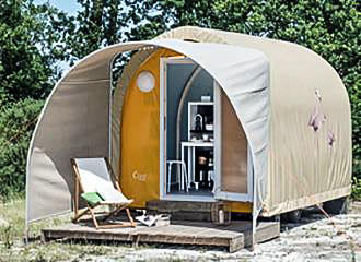 Camping Utah Beach tents