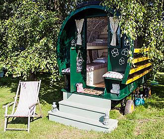 Chateau de Monfreville Gypsy caravan