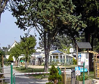 Les Mouettes Campsite entrance