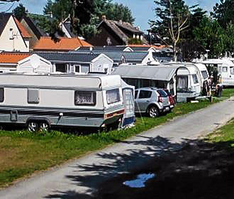 Les Mouettes Campsite caravan pitches