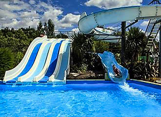 Camping de Penboch water slides