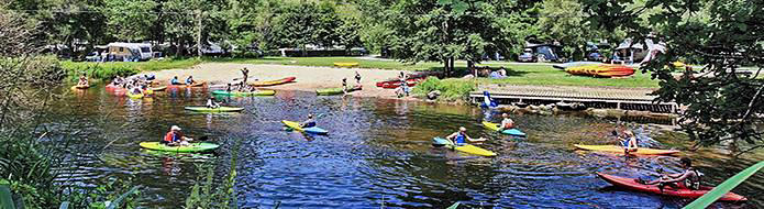 Camping Le Ty Nadan kayaking