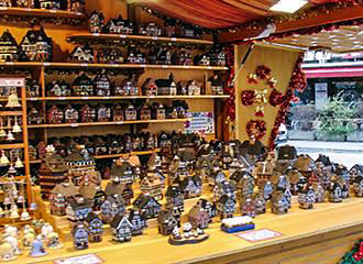 French Christmas market stall