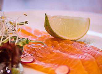 French delicacy salmon