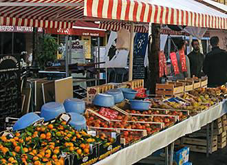 French market stall