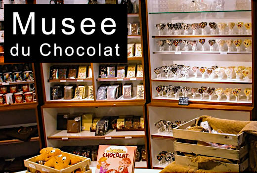 Musee du Chocolat displays