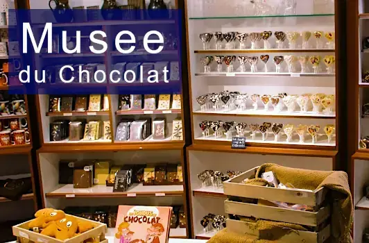 Musee du Chocolat displays