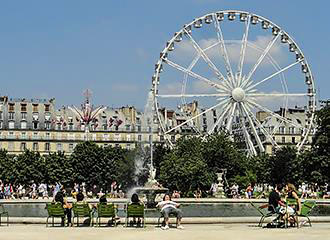 French holidays Tuileries Gardens