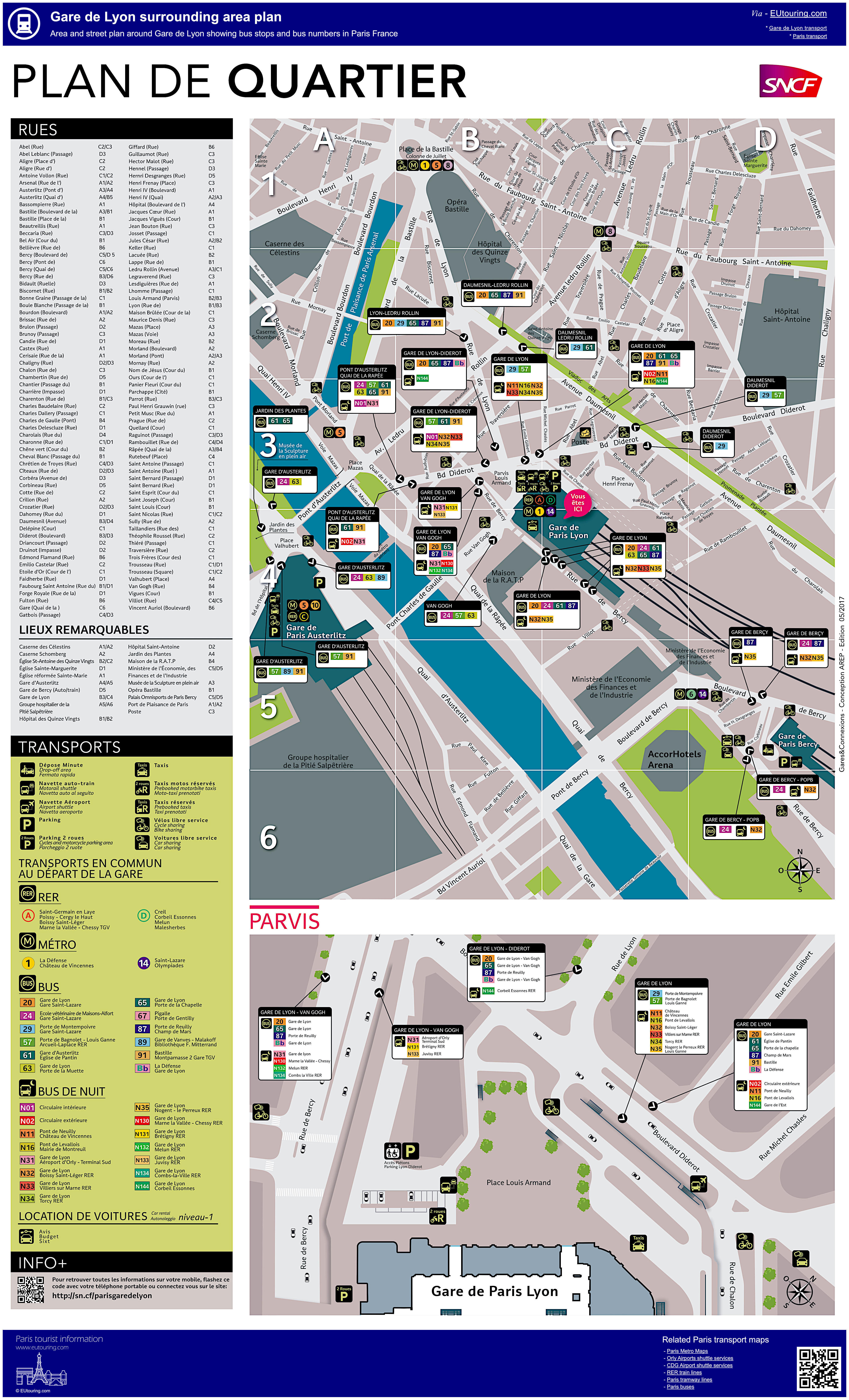 Gare De Lyon Map