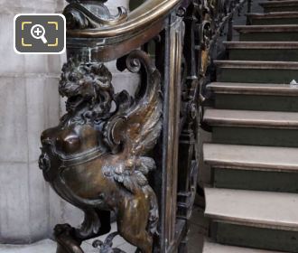 Gare de Lyon staircase newel post