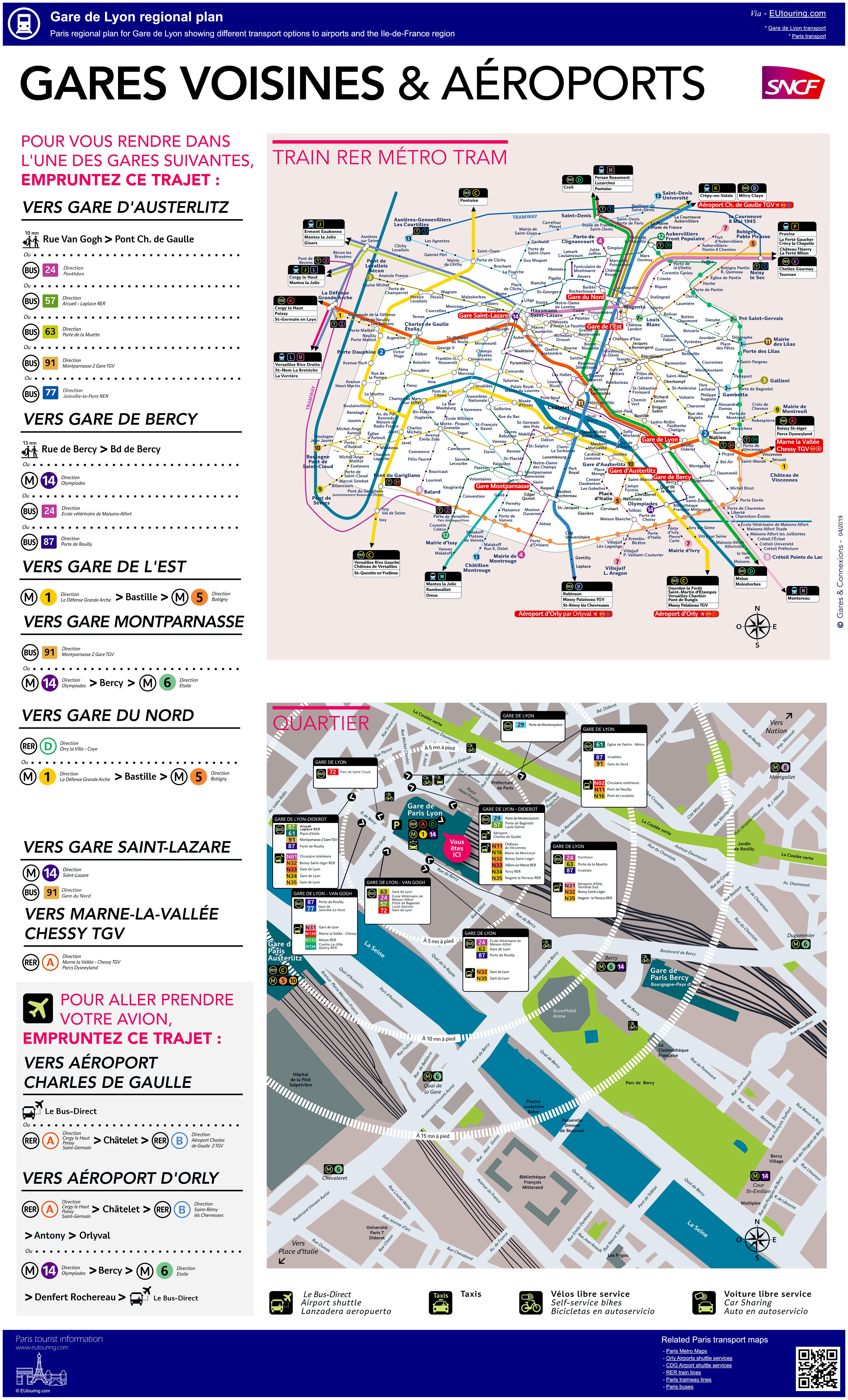 Gare De Lyon Map