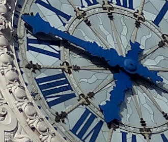 Gare de Lyon historical clock face
