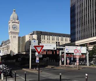 Gare de Lyon train station clock tower