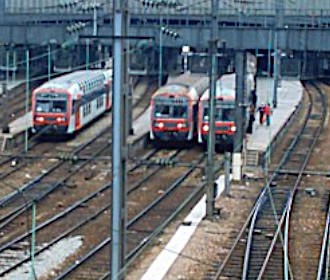 Trains leaving Gare Saint-Lazare