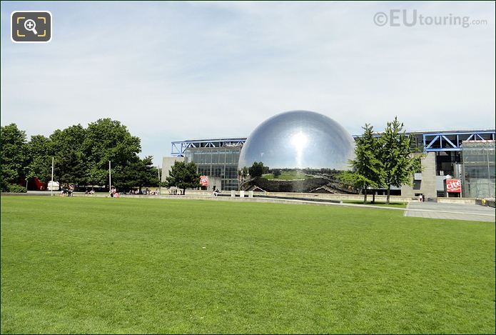 Geode Cinema from Allee du Canal