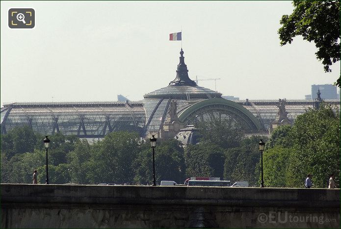 Grand Palais steel and glass roof