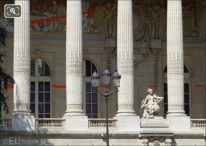 Grand Palais columns and mosaic