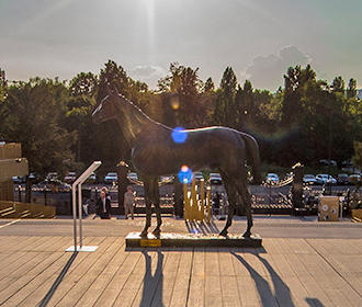 Main entrance for Hippodrome de Longchamp