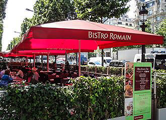 Avenue des Champs Elysees Bistro Romain